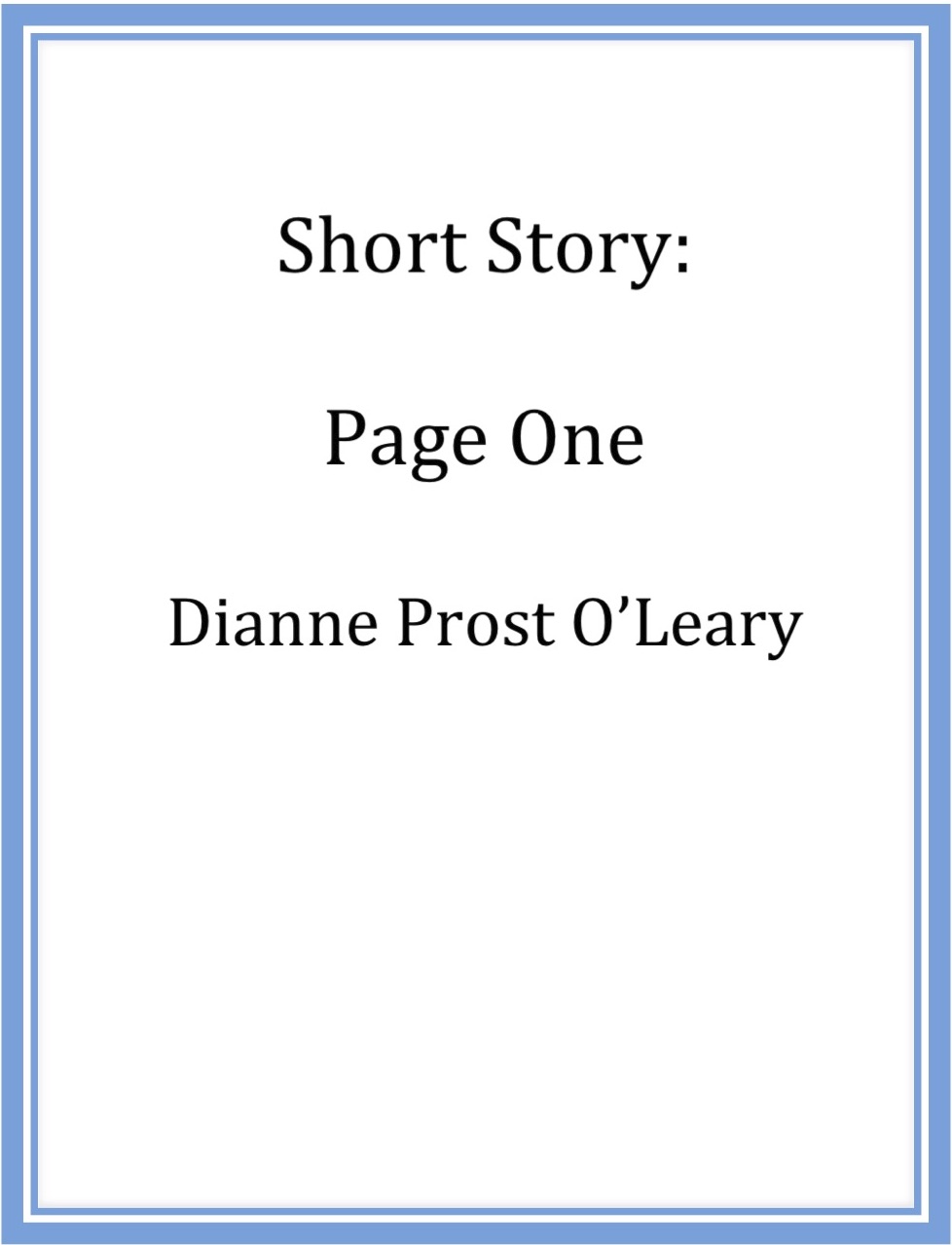 Page One Short Story